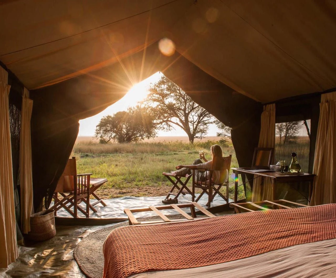Bush lunch on safari